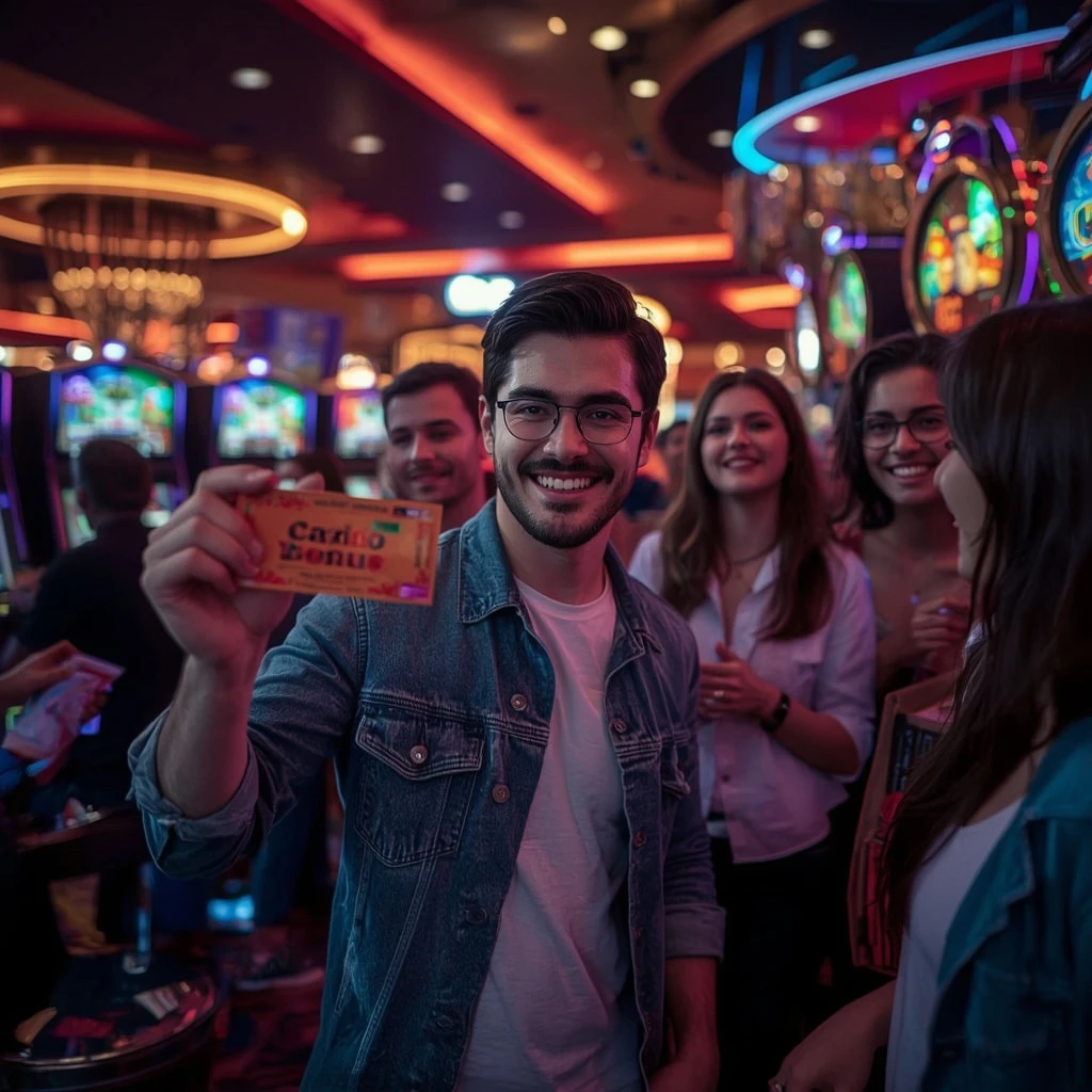 une personne tenant un bonus APHRODITE CASINO